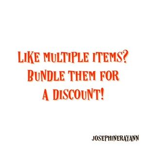 Bundle your items for a private discount!